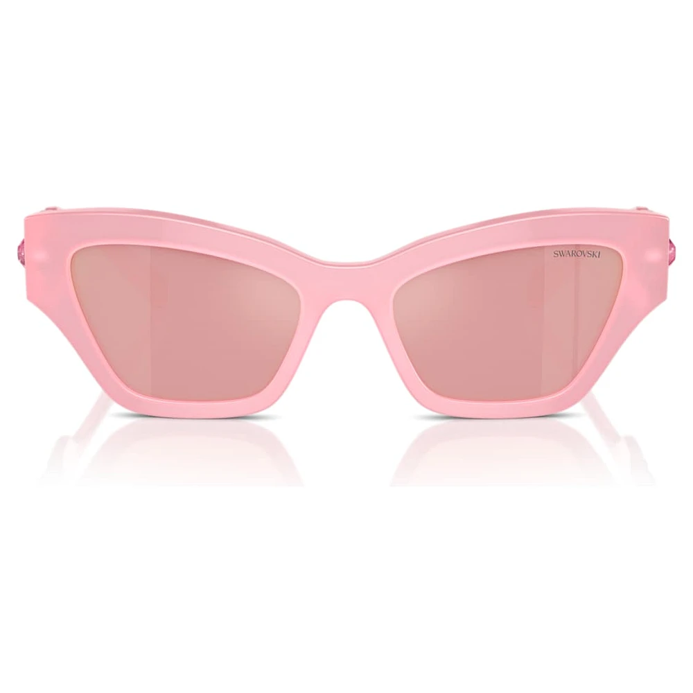 Sunglasses, Cat-Eye shape, Pink by SWAROVSKI