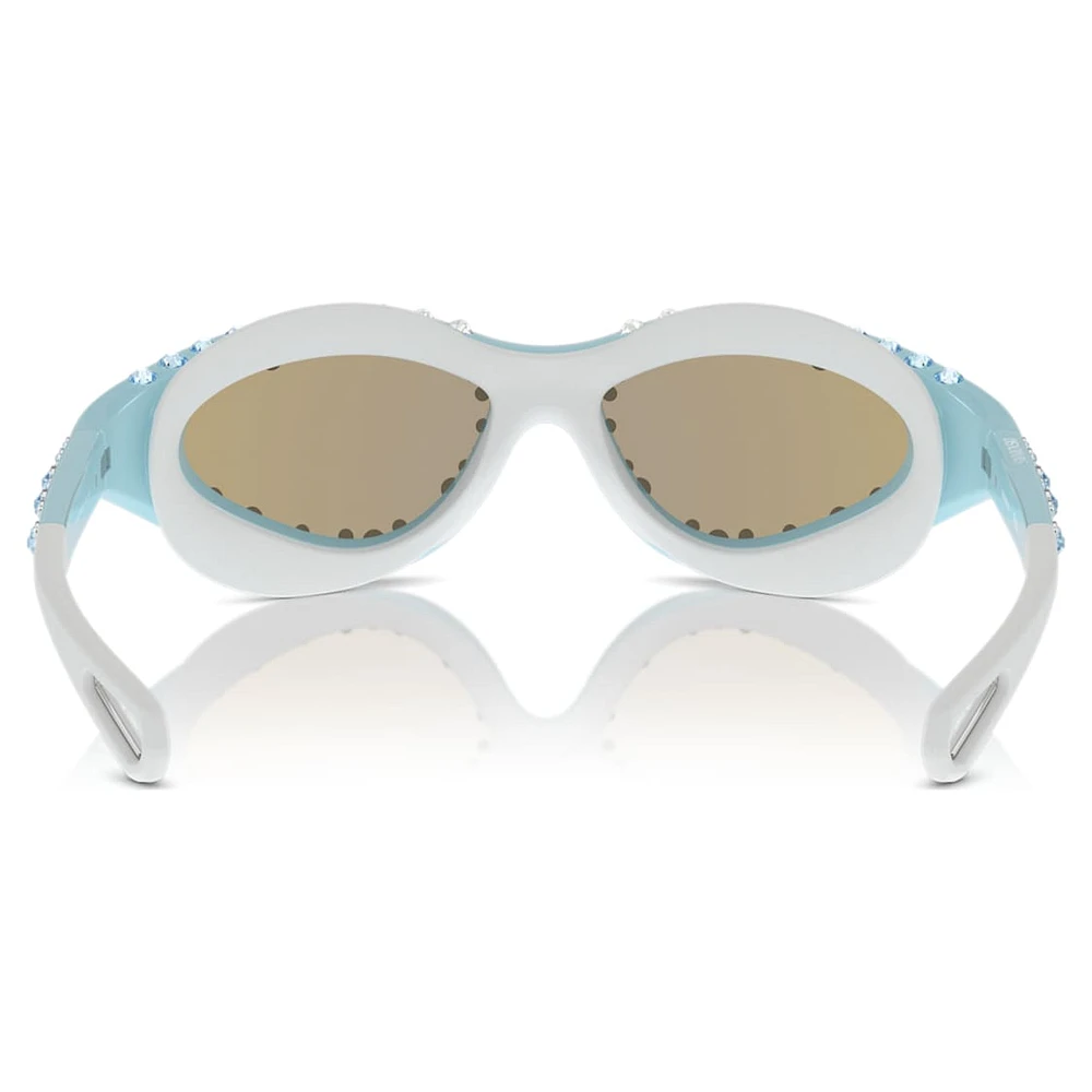 Sunglasses, Swimming shape, Blue by SWAROVSKI