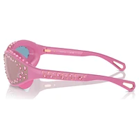 Sunglasses, Swimming shape, Pink by SWAROVSKI