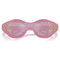 Sunglasses, Swimming shape, Pink by SWAROVSKI