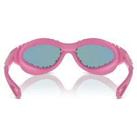 Sunglasses, Swimming shape, Pink by SWAROVSKI