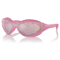 Sunglasses, Swimming shape, Pink by SWAROVSKI