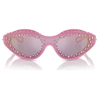 Sunglasses, Swimming shape, Pink by SWAROVSKI