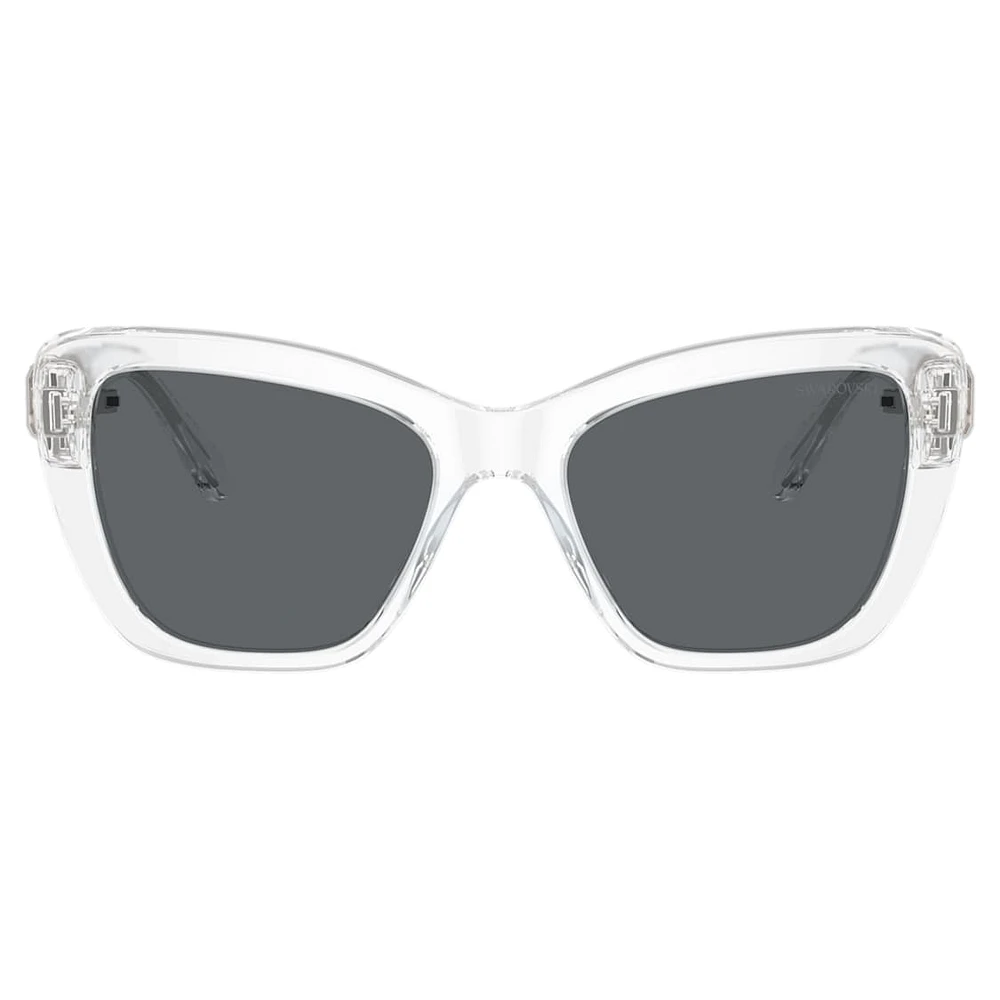 Sunglasses, Square shape, SK6018, White by SWAROVSKI