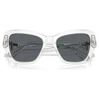 Sunglasses, Square shape, SK6018, White by SWAROVSKI