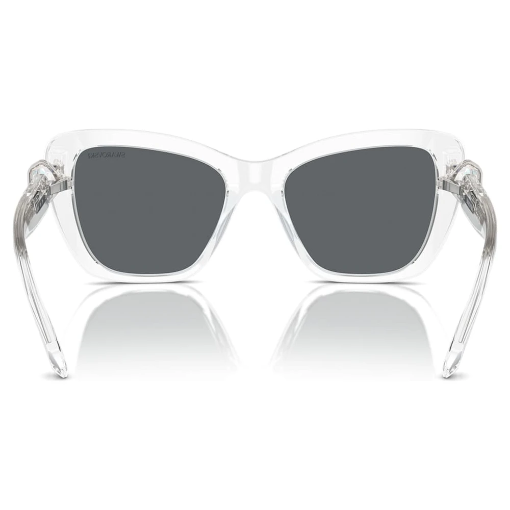 Sunglasses, Square shape, SK6018, White by SWAROVSKI