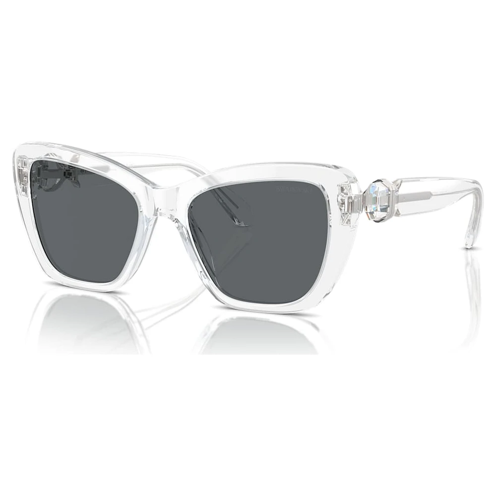 Sunglasses, Square shape, SK6018, White by SWAROVSKI