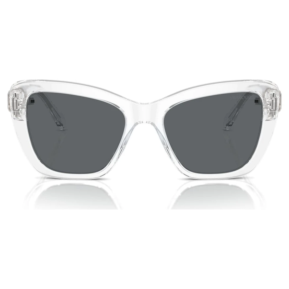 Sunglasses, Square shape, SK6018, White by SWAROVSKI