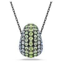 Sublima pendant, Round cut, Multicoloured, Ruthenium plated by SWAROVSKI