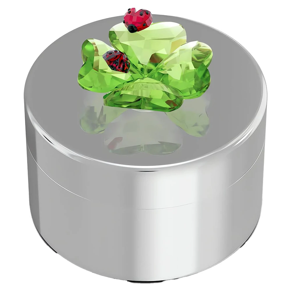 Idyllia Clover and Ladybug Decorative Box by SWAROVSKI