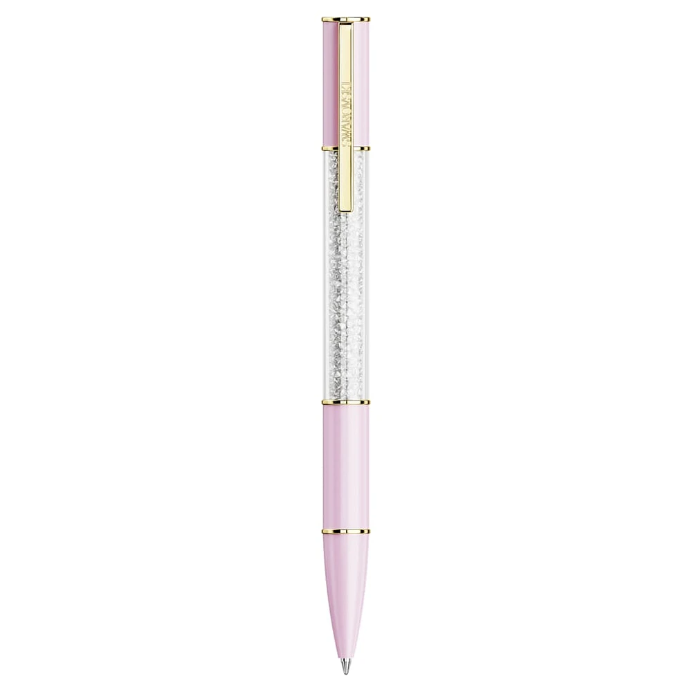 Crystalline Lustre ballpoint pen, Pink, Gold-tone plated by SWAROVSKI
