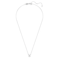 Eternity solitaire pendant, Lab-grown diamonds 1 ct tw, Round shape