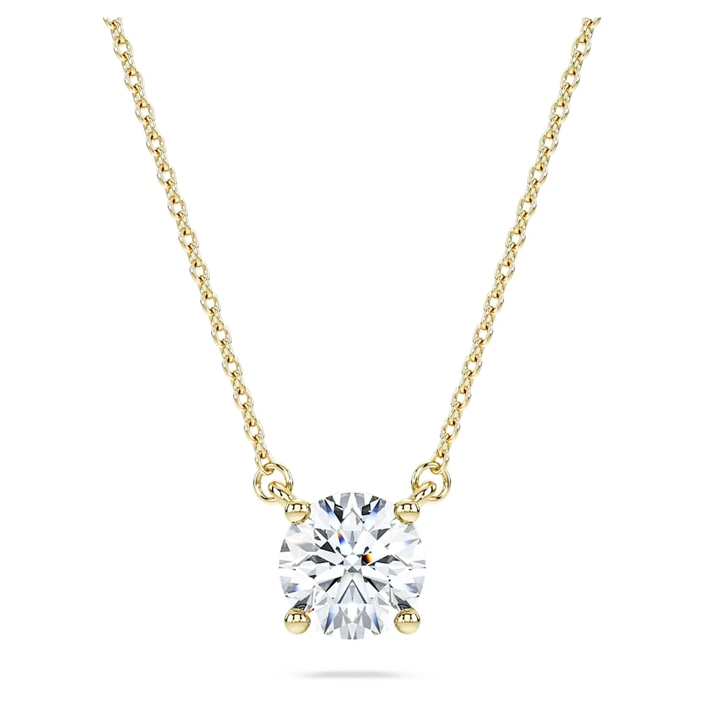 Eternity solitaire pendant, Lab-grown diamonds 1 ct tw, Round shape
