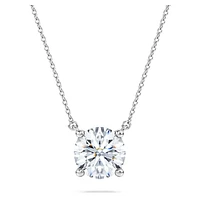 Eternity solitaire pendant, Lab-grown diamonds ct tw, Round shape