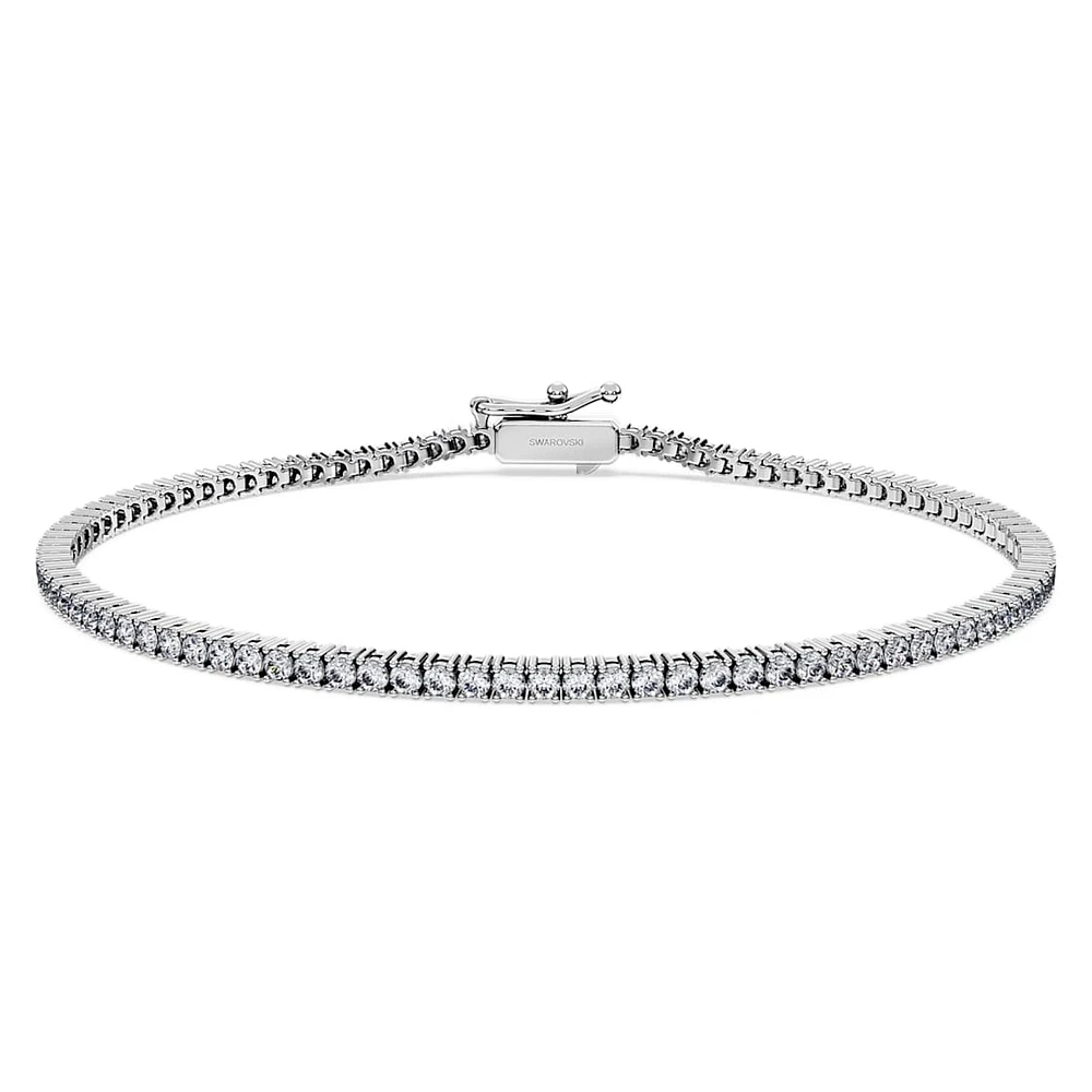 Eternity Tennis bracelet, Lab-grown diamonds ct tw, Round shape