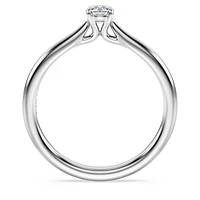 Eternity solitaire ring, Lab-grown diamonds 0.25 ct tw, Round shape, Sterling silver by SWAROVSKI