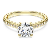 Eternity solitaire ring, Lab-grown diamonds ct tw, Round shape