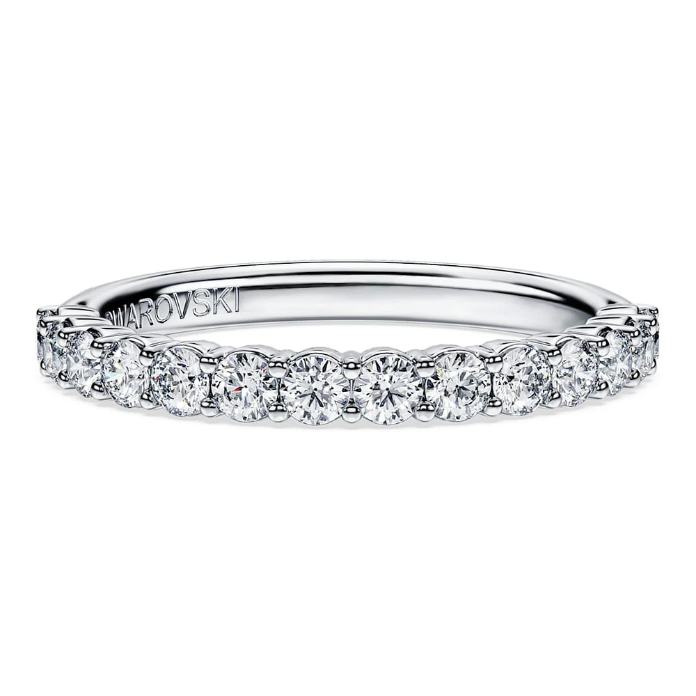 Eternity band ring, Lab-grown diamonds 0.5 ct tw, Round shape, 14K white gold by SWAROVSKI
