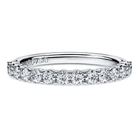 Eternity band ring, Lab-grown diamonds ct tw, Round shape