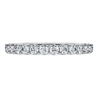 Eternity band ring, Lab-grown diamonds ct tw, Round shape