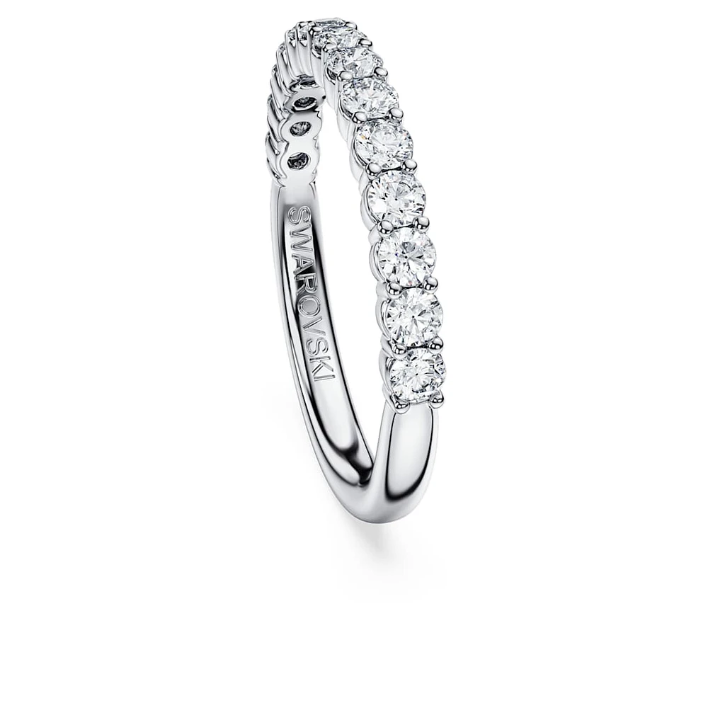 Eternity band ring, Lab-grown diamonds 0.5 ct tw, Round shape, 14K white gold by SWAROVSKI