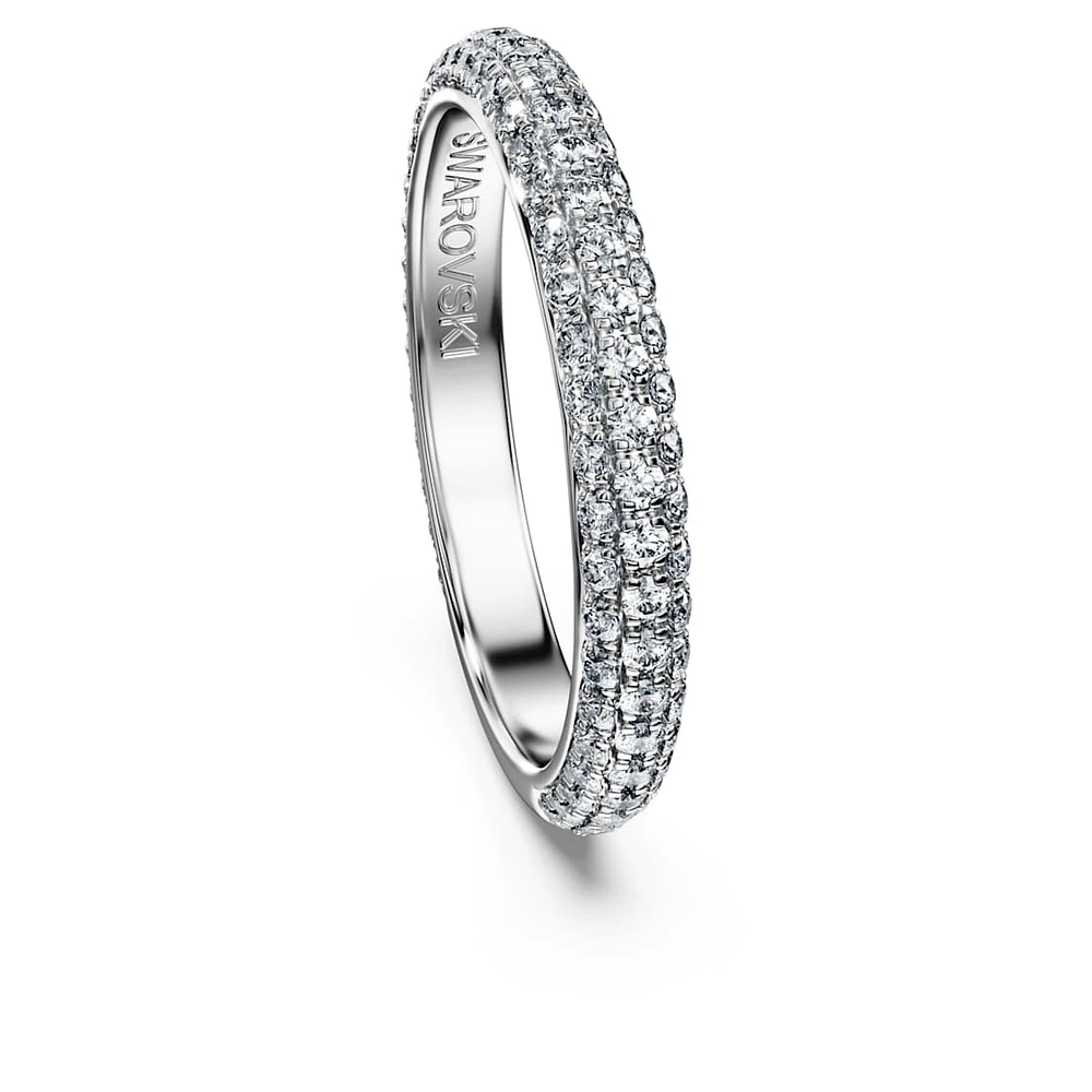 Eternity band ring, Lab-grown diamonds 0.75 ct tw, Round shape, 14K white gold by SWAROVSKI