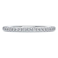 Eternity band ring, Lab-grown diamonds ct tw, Round shape