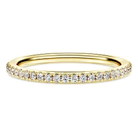 Eternity band ring, Lab-grown diamonds ct tw, Round shape