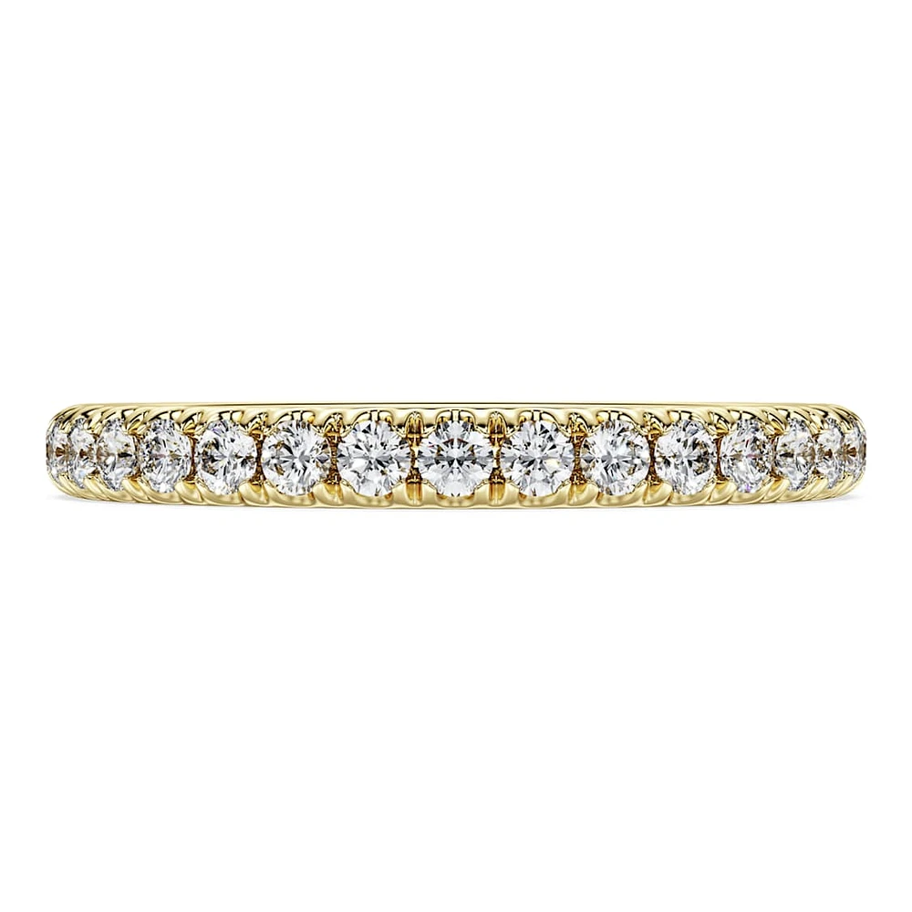 Eternity band ring, Lab-grown diamonds ct tw, Round shape