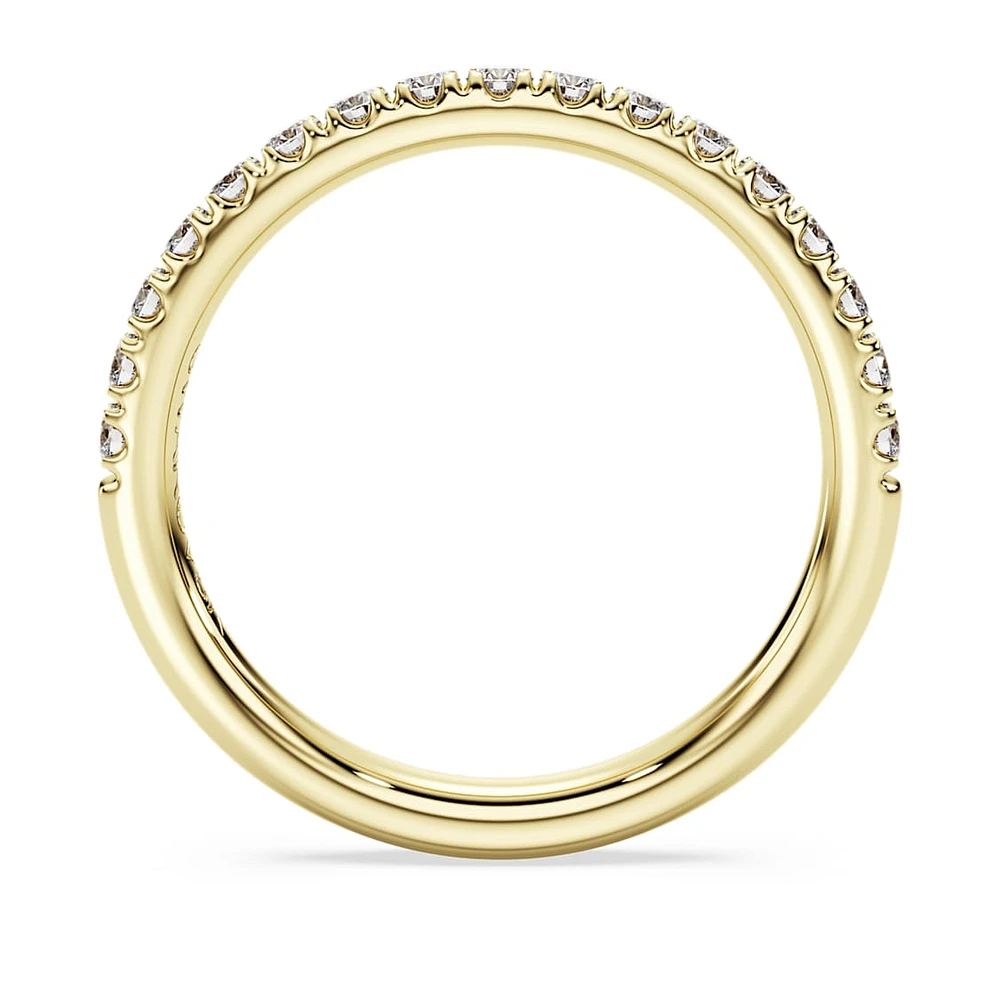 Eternity band ring, Lab-grown diamonds ct tw, Round shape