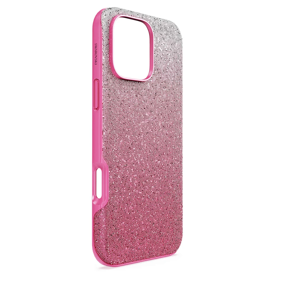 High smartphone case, Colour gradient, iPhone® 16 Pro Max, Pink by SWAROVSKI