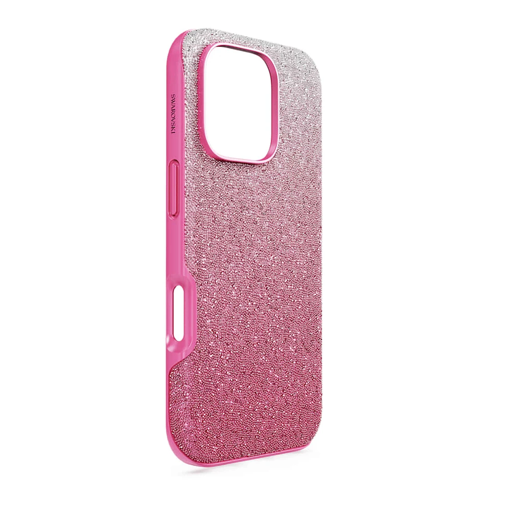 High smartphone case, Colour gradient, iPhone® 16 Pro, Pink by SWAROVSKI