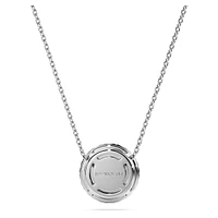 Eternity halo solitaire pendant, Lab-grown diamonds 1 ct tw, Round shape, 14K white gold by SWAROVSKI