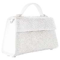 MARINA RAPHAEL Micro Stella bag, White by SWAROVSKI