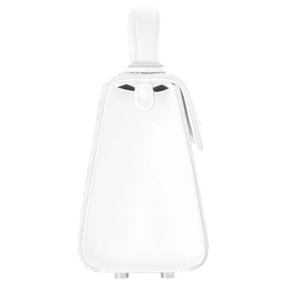 MARINA RAPHAEL Micro Stella bag, White by SWAROVSKI