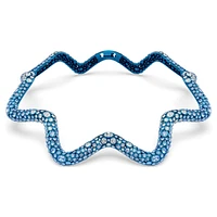 Sublima choker, Mixed cuts, Blue, Blue finish by SWAROVSKI