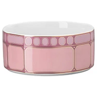Signum cereal bowl, Porcelain, Pink by SWAROVSKI