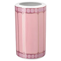 Signum vase, Porcelain, Pink by SWAROVSKI