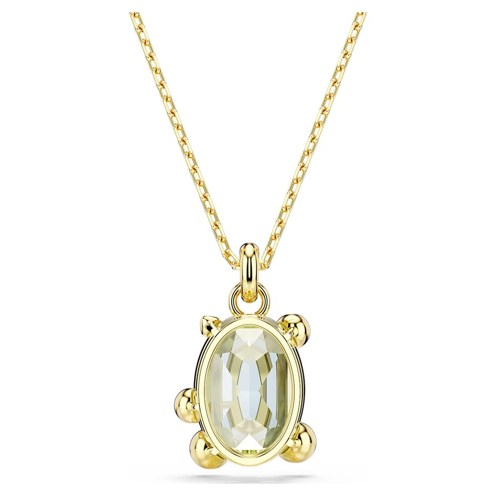 Gema pendant, Mixed cuts, Multicoloured, Gold-tone plated by SWAROVSKI