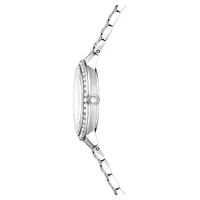 Watch, Swiss Made, Metal bracelet, Silver Tone, Stainless steel by SWAROVSKI