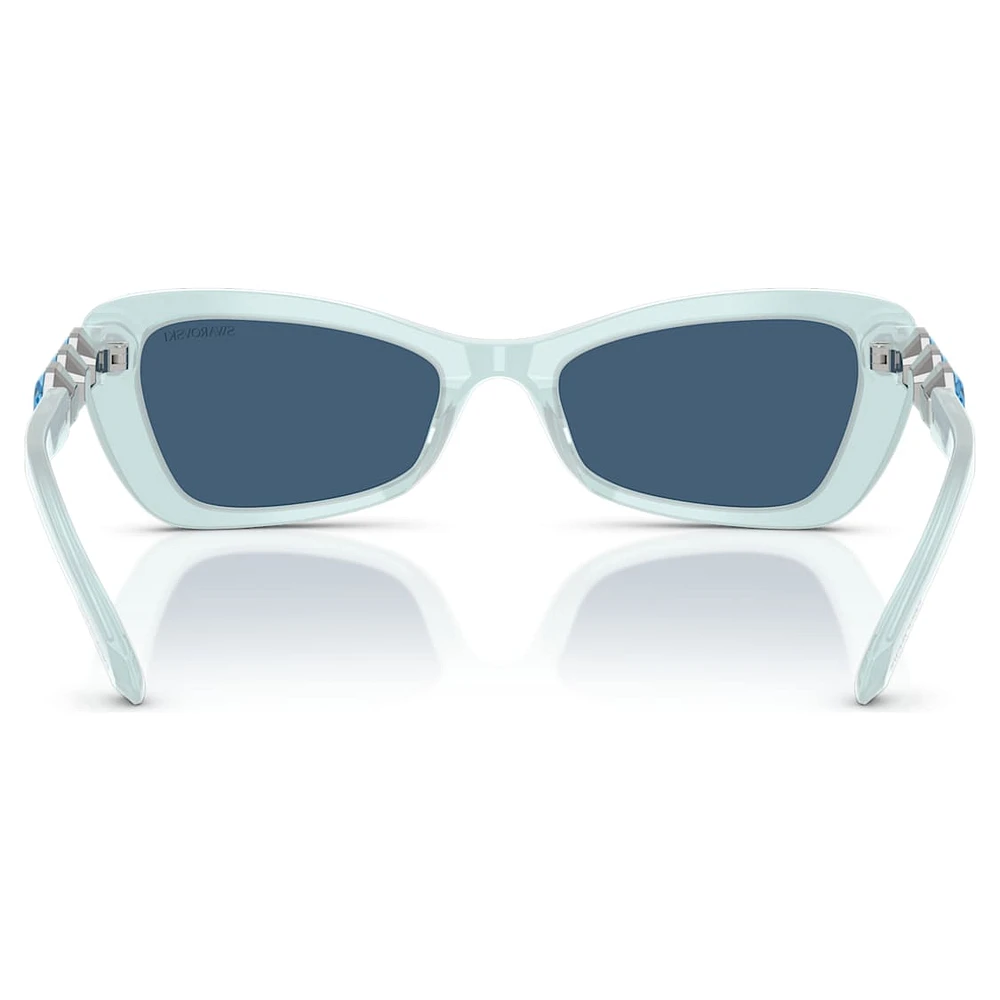 Sunglasses, Butterfly shape, SK6033, Blue by SWAROVSKI