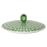 Signum box, Porcelain, Green by SWAROVSKI