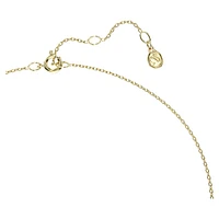 Eternity pendant, Lab-grown diamonds 0.35 ct tw, Mixed shapes, 14K yellow gold by SWAROVSKI