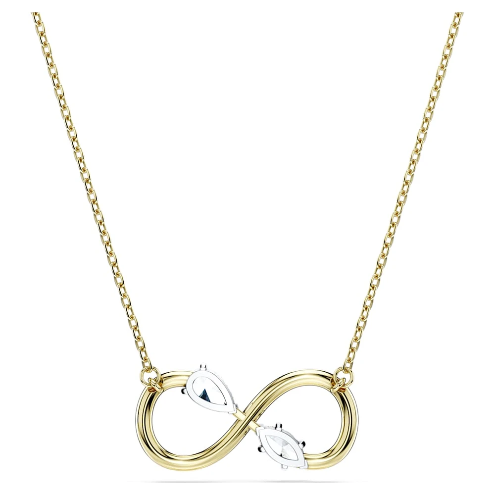 Eternity pendant, Lab-grown diamonds 0.35 ct tw, Mixed shapes, 14K yellow gold by SWAROVSKI