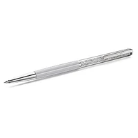Crystalline ballpoint pen, Grey, Grey lacquered, by SWAROVSKI