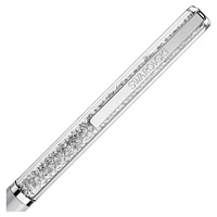 Crystalline ballpoint pen, Grey, Grey lacquered, by SWAROVSKI
