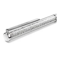 Crystalline ballpoint pen, Grey, Grey lacquered, by SWAROVSKI