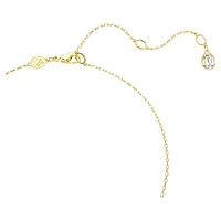 Idyllia pendant, Mixed cuts, Pavé, Butterfly, Multicolored, Gold-tone plated by SWAROVSKI