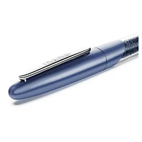 Crystalline Nova rollerball pen, Blue, Chrome plated by SWAROVSKI