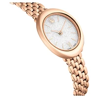 Imber watch, Swiss Made, Metal bracelet, Gold tone, Rose gold-tone finish by SWAROVSKI